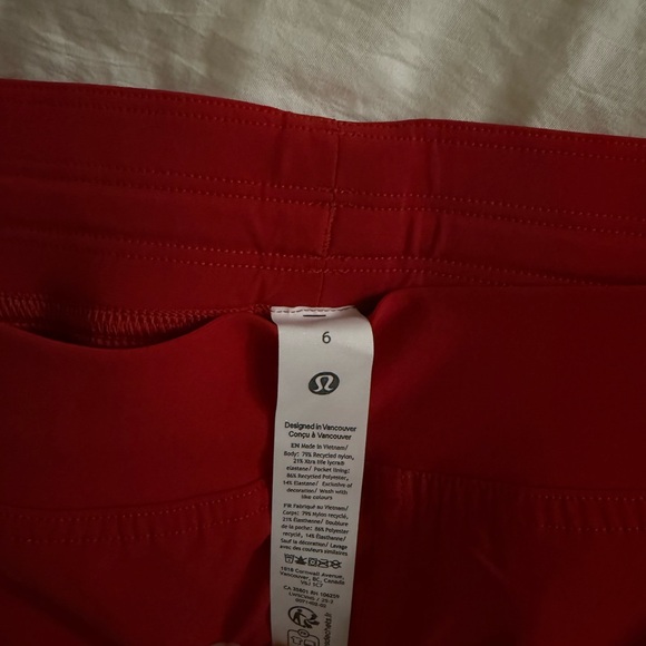 Lululemon Athletica Vibrant Red Joggers - Picture 7 of 7